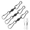 20pcs Windsock Clips Stainless Steel 360 Degree Rotation Dual Clip Wind Spinners Hangers for Wind Sp