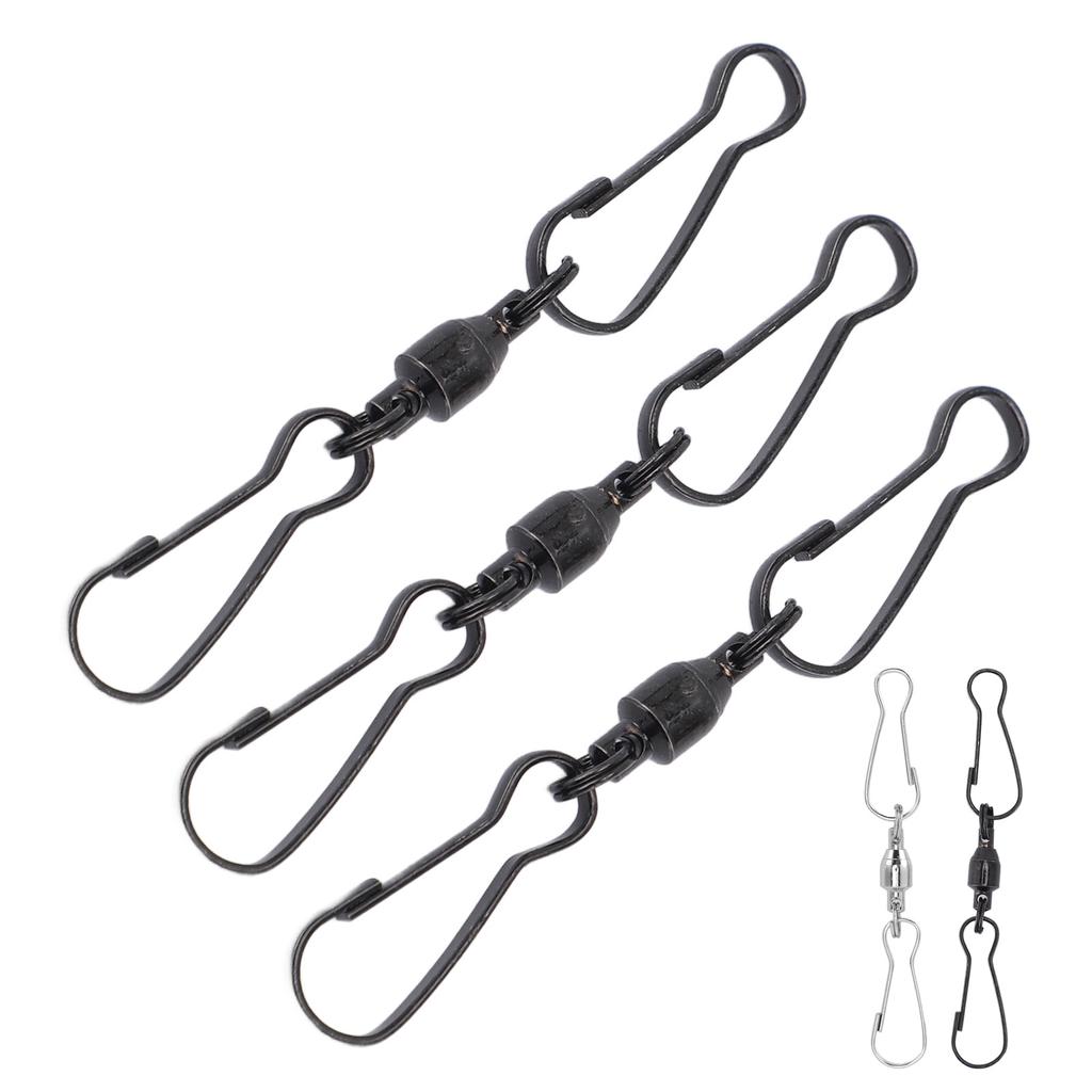 20pcs Windsock Clips Stainless Steel 360 Degree Rotation Dual Clip Wind Spinners Hangers for Wind Sp