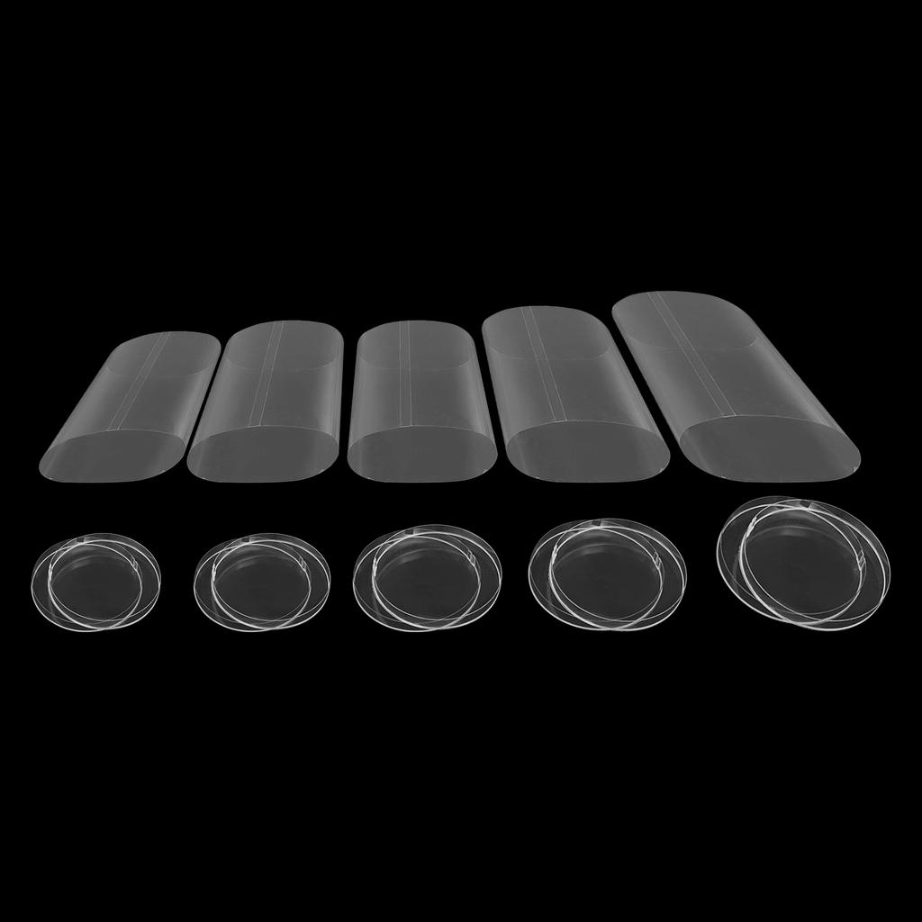 Набор из 5 акриловых подставок для свадебного сертификата, держатель для фото, прозрачные цилиндрические колонны для украшения вечеринки, выставочный стол