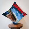 JAWS Movie Pillow Cover For Bedroom Room And Living Room Sofa Decorative Cushion Cover