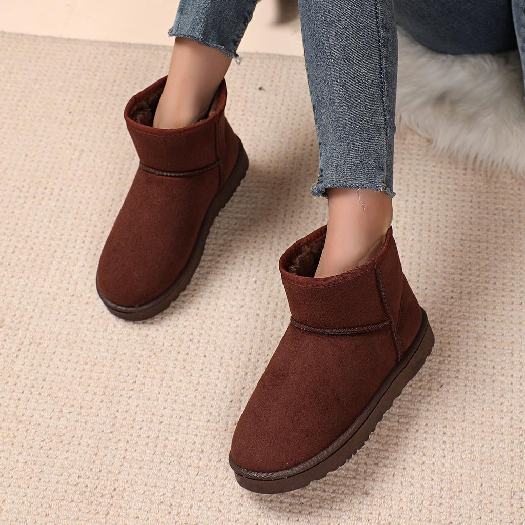 Женские зимние сапоги новые утолщенные хлопковые туфли женские хлопковые сапоги на платформе средней высоты детские