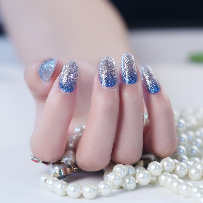 Блестящие наклейки для ногтей