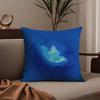 Anime Butterfly Pillow Case Anti-dustmite Pillowcase Invisible zipper silky short plush Sofa cushion cover