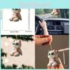Modern Acrylic Cat Bikini Car Hanging Decoration Charming Interior Ornament