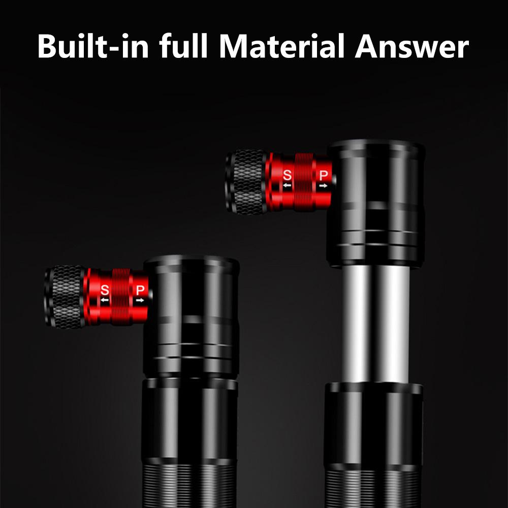 Велосипедный насос из алюминиевого сплава MTB ручной воздушный насос для накачивания шин велосипедный насос Schrader Presta Valve Mini Bike Pump Ball Pump