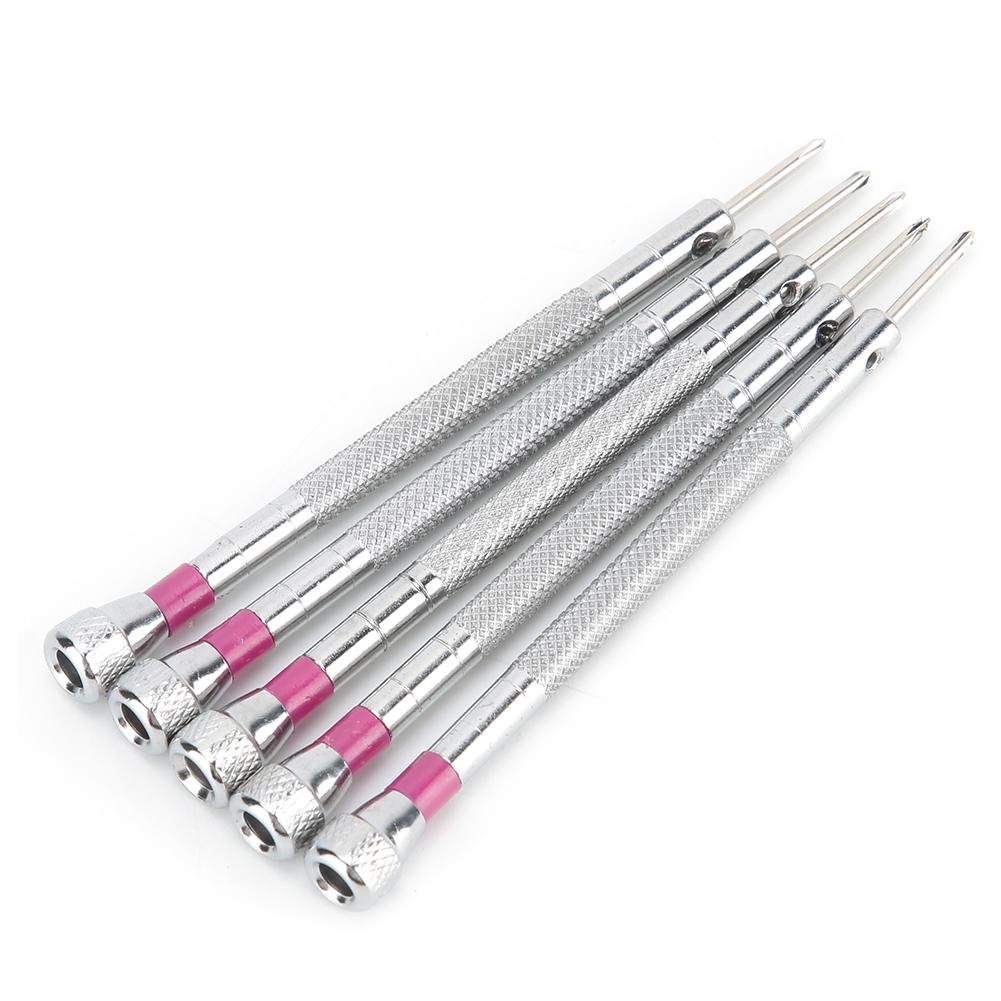 5 шт., 1,6 мм, крестовая отвертка из нержавеющей стали, инструмент для ремонта очков, часов