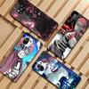 Akaza Demon Slaye Phone Case For Xiaomi 12 11T 10 9 Redmi Note 11 10 10S Pro Redmi 9 9A 8 Black PC Glass Phone Cover