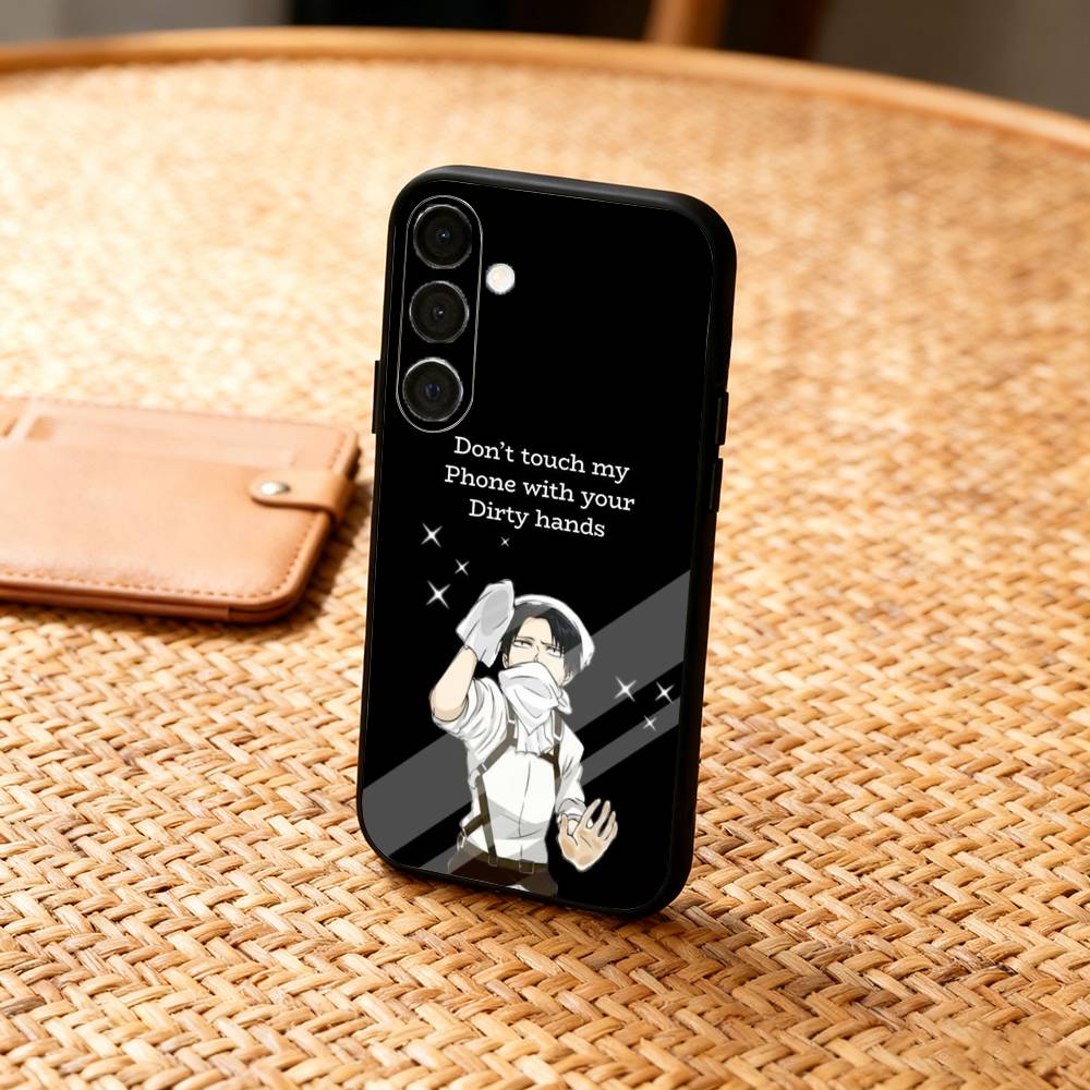 D-Dont T-Touch My Phone Case For Samsung A73,72,71,A52,51,40,41,A22,A32,31,A13, Soft Black Shell