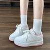 Корейская версия нишевых кроссовок на платформе Ice Blue Board, женские кроссовки Ins Tide 2025, весна, новые универсальные белые кроссовки для спорта и отдыха