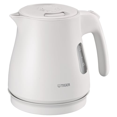 [WEB Exclusive] Tiger Thermos (TIGER) Electric Kettle Water Boiler 0.8L Prevents Hot Water from Falling Over, Prevents Dry Cooking, Steam Saving Desig