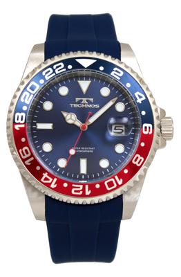 Technos T6C28NR Мужские часы с датой, Модель к 100-летию, Синие