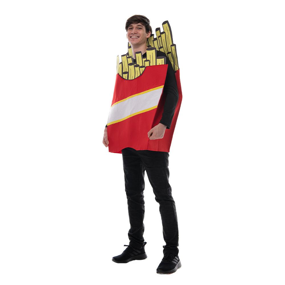 French Fries Prank Carnival Costume, Adult