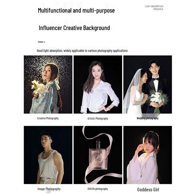 Flocked Photo Studio Backdrop