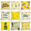 Boho Room Aesthetic Summer Green Pillowcase Cartoon Pineapple Decorative Pillow Bed Sofa Throw