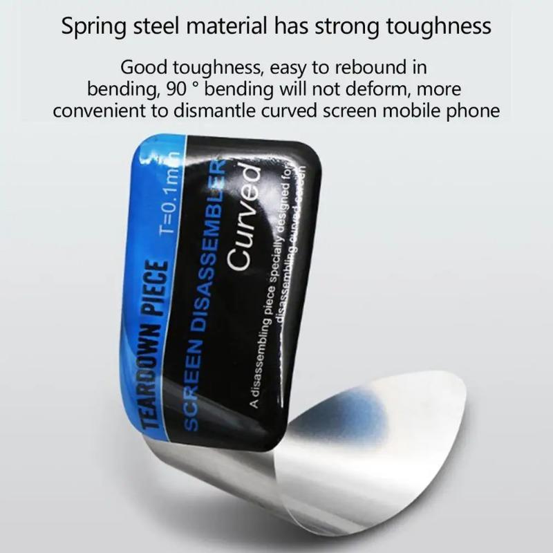 1-5 шт. 0,1 мм Планшет Мобильный телефон Изогнутый ЖК-экран Спуджер Инструменты для вскрытия и поддевания Ультратонкий Гибкий Металлический