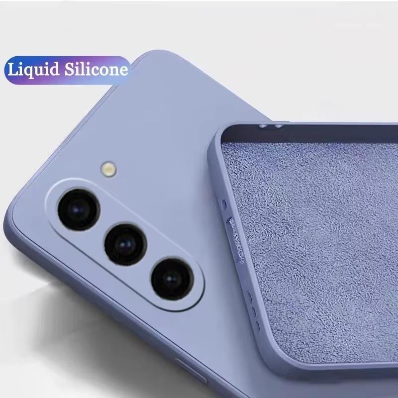For Samsung A56 Case Cover Samsung A56 Capas Phone Bumper Back New Liquid Silicone Soft Fundas Samsung Galaxy A56 A 56