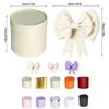Lovely DIY Flower Arrangement Bucket with Assorted Bows Attractive Paper Flower Holder Suitable for Homes & Office Decors
