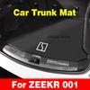 Фланелевые коврики для автомобиля ZEEKR 001 2022 2023 2024 Коврик в багажник Коврик Аксессуары Всепогодный Пылезащитный Защитный коврик Аксессуары