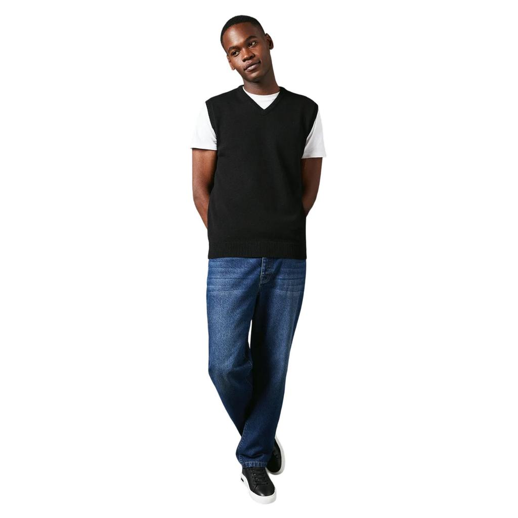 Maine Мужской трикотажный жилет премиум-класса из хлопка