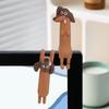 2 шт. Мини-фигурка таксы Милая статуэтка сосисочной собаки Украшение для приборной панели автомобиля Украшения для домашнего офиса, рабочего стола, книжной полки Подарки