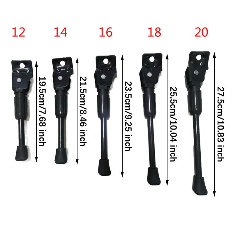 Premium Steel Kids Bike Kickstand for 12-18 Inch Wheels-Rear Mount Side Kick Stand Bicycle Support Rack for 14 16 18 Inch Bikes