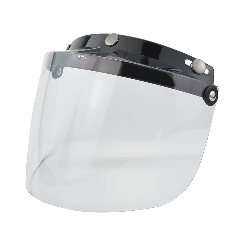 New Three-button flip-up motorcycle helmet visor Motorcycle Supplies