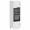VidaXL Oven Cabinets 2 Pcs Kalmar White Engineered Wood, Oven Unit, Kitchen Oven Cabinet 3315031