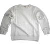 100% Cotton Solid Fleece Sweatshirt Kak-2 (Size 130, White)