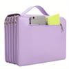 200/250 Hole PU Leather Large Capacity Shockproof Pencil Bag Student Art Pencil Stationery Storage Bag Multi-Layer Zipper Portable Portable Bag