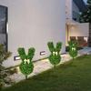 Artificial Bunny Topiary Plant 55cm Green Easter Bunny Topiary Tree Faux Bush Plants