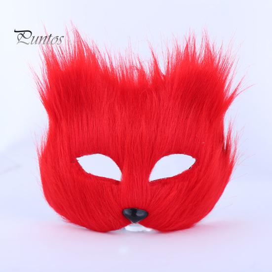 Маска с длинношерстной лисой, изысканная загадочная маска для мужчин и женщин, маска с лисой, костюм для вечеринок, карнавал, маска на Хэллоуин