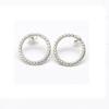 925 Silver Hoop Studs Women Earrings, 925 Sterling Silver Unique Handmade Jewelry,