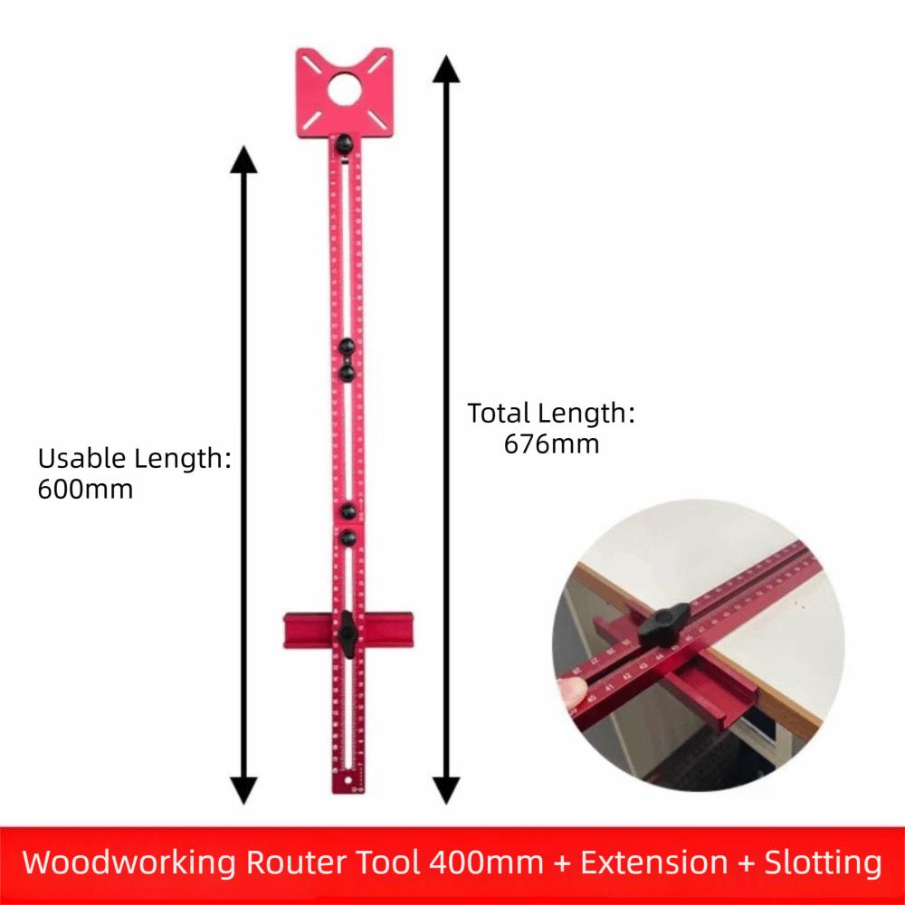 3 In 1 Groove Guide Tool Universal Cabinet Hardware Jig Router Milling Bracket Woodworking Benches