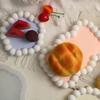 Translucent Coaster Silicone Mold DIY Gift Casting Mold Creative Storage Tray Mold  Jewelry Display