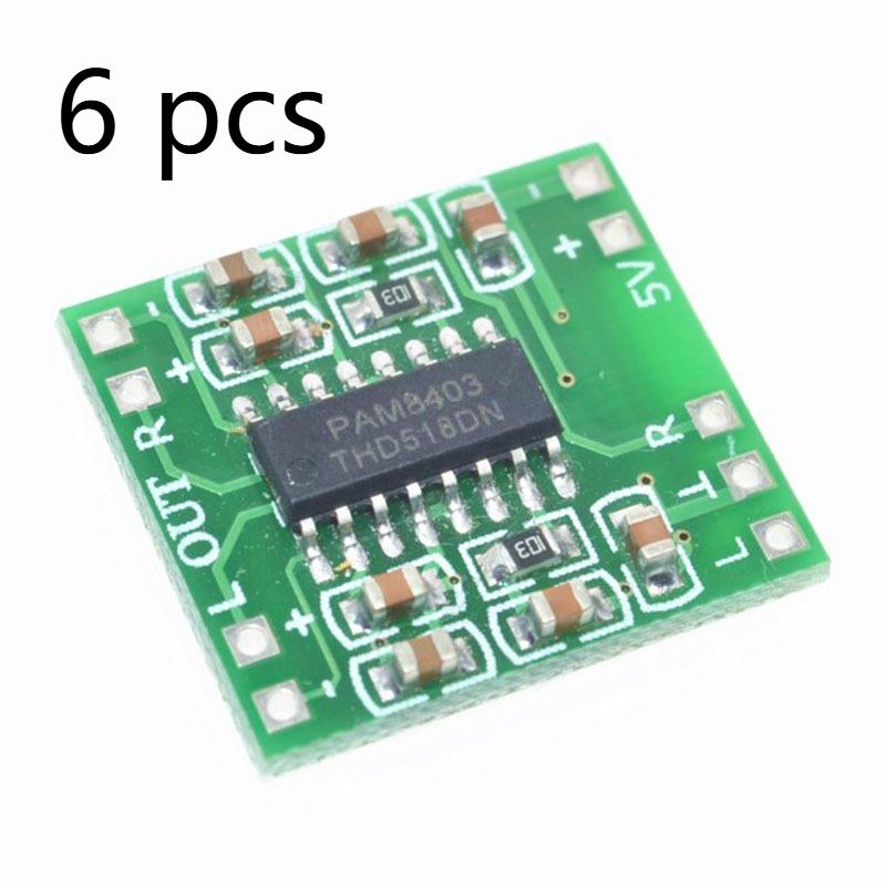 PAM8403 Супер Мини Цифровой Усилитель Плата 3Вт×2 Класс D DC 2.5-5В Питание от USB Двухканальный Стерео Аудио Модуль Ультра Компактный