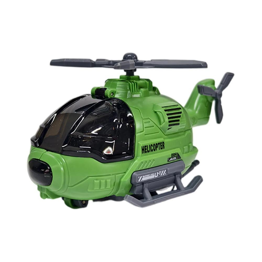 Helicopter Model Toys Simulation Aircraft Toy Rotatable Propeller Inertial Fighter Toy Kids Toy