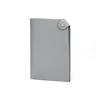 Hermes Tarmac 10 Silver Buckle Epsom Calfskin Passport Holder Men accessories Gray H057946CKP0