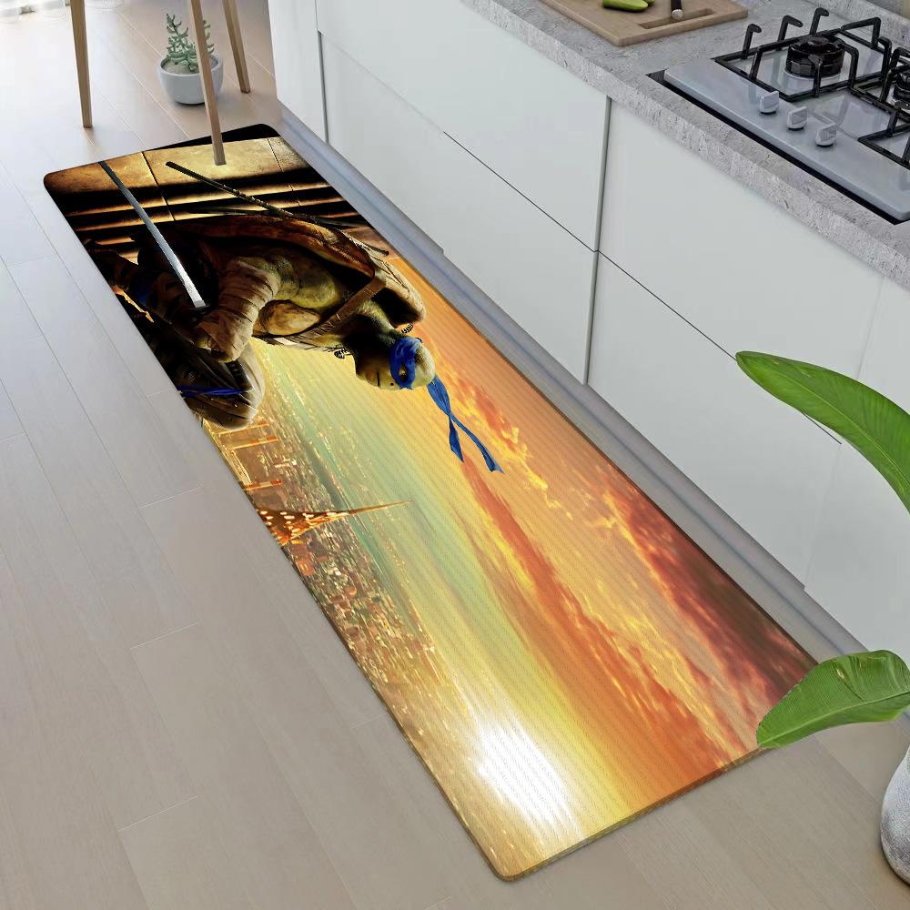 Entrance Front Door Doormat N-Ninja Turtless Non-slip Kitchen Rug Living Room Rugs Balcony Bathroom Foot Mat Floor Mats Carpet