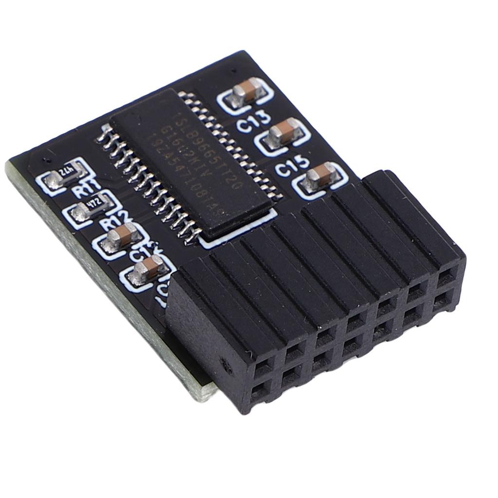 TPM 2.0 Module, Support SPI LPC , 14Pin SPI Encryption Security Module, Compatible with 590, H570, 70 and More