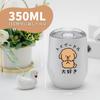 Toy Poodle Goods Stainless Steel Tumbler with Lid, Keeps Hot or Cold, Vacuum Insulated, Popular, Cute, 350ml
