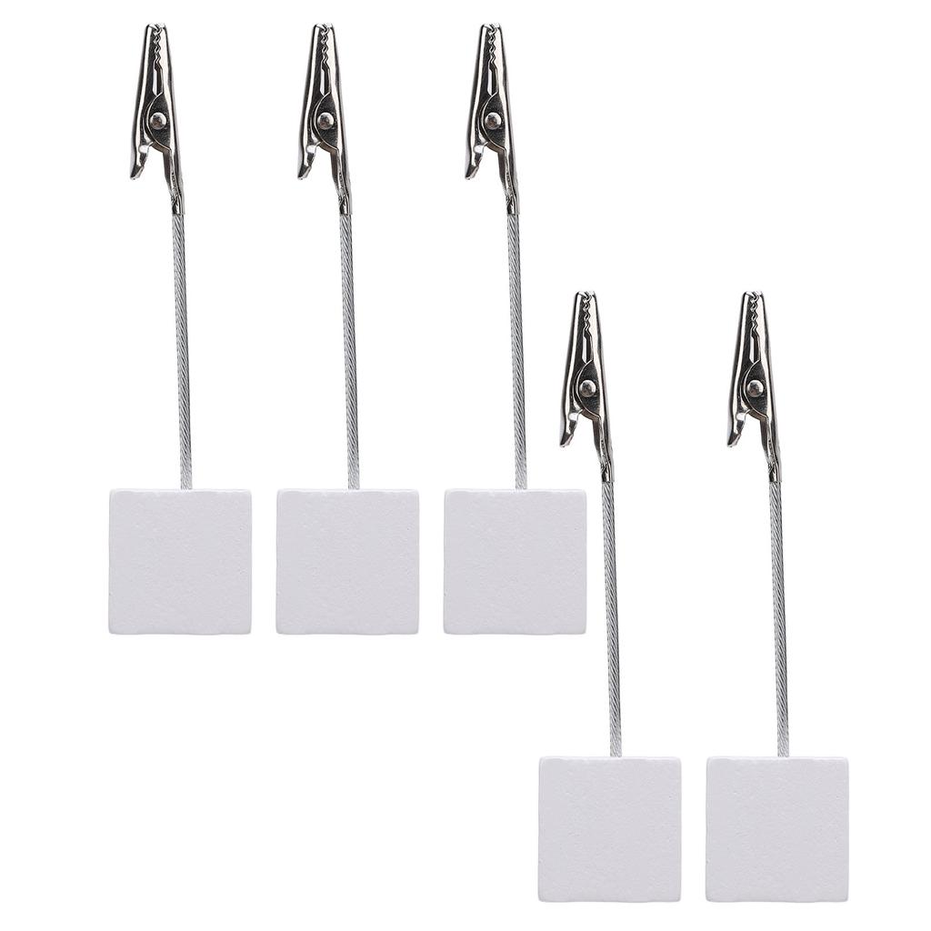 10 шт. держатель для карточек с номером стола, деревянный блок, зажим-крокодил, держатель для фотографий с заметками и напоминаниями