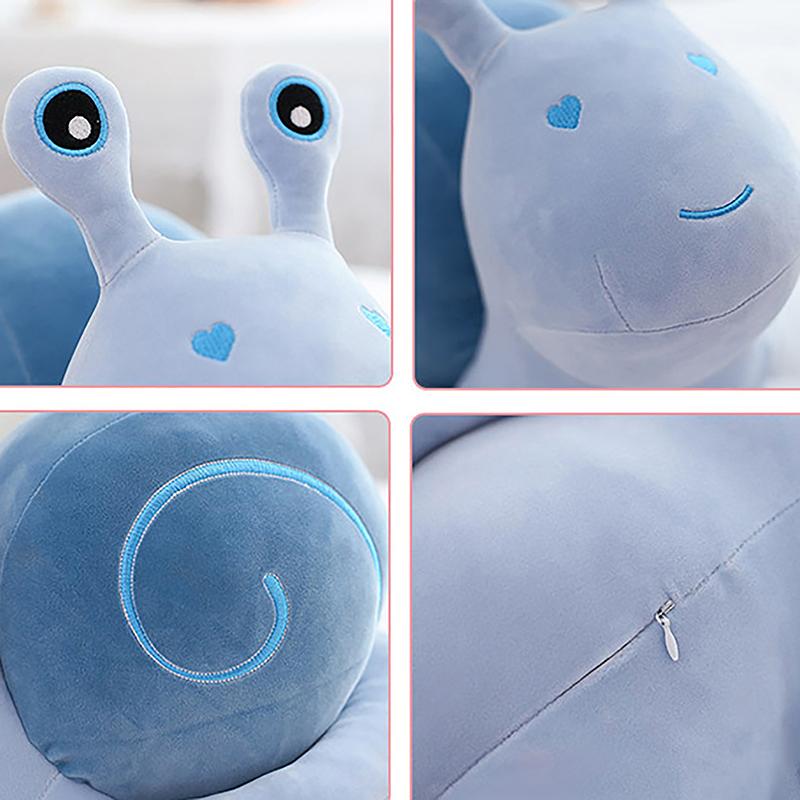 23 см Мультяшные плюшевые игрушки Улитки Милая подушка в виде животного Мягкие набивные Куклы Улитки Каваи Подушка для дивана Милый подарок на день рождения для девочек