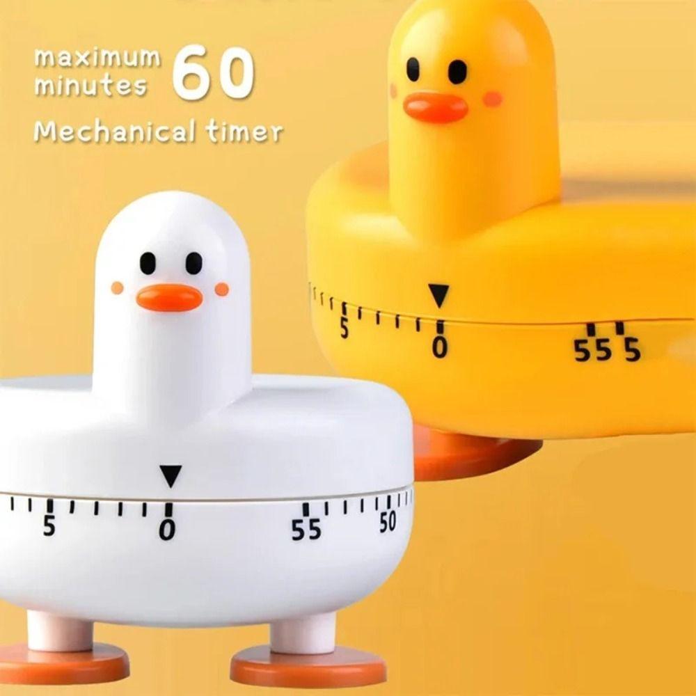 No Battery Countdown Reminder Duck Shaped Study Timer Clock Beauty Time Tool Skincare Beauty Care