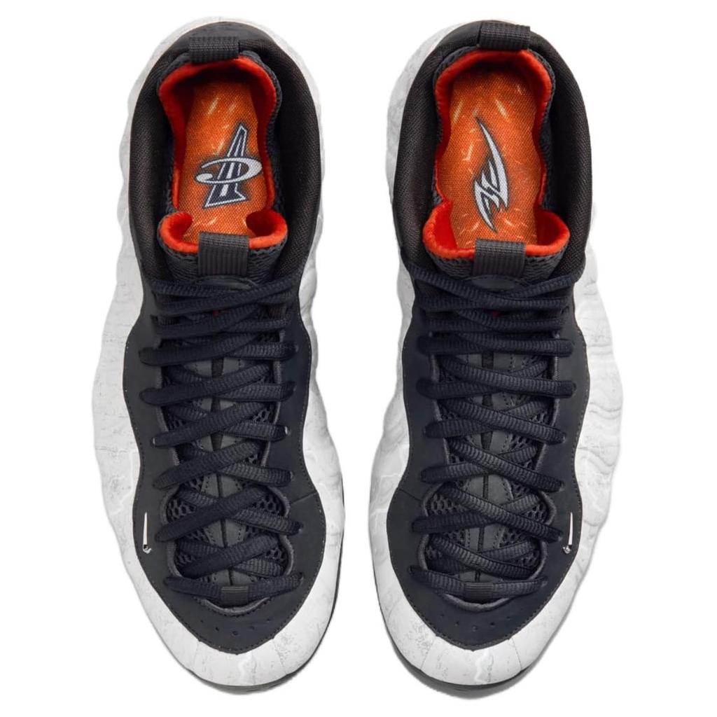 Nike x TEKKEN 8 Foamposite One Slip Resistant Abrasion Resistant Mid top Basketball Shoes Unisex White Gray Black HF6367-001