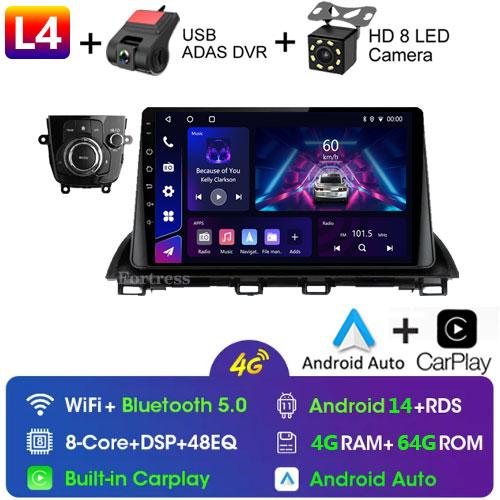 Для Mazda 3 Axela 2013 - 2018 2 Din Android Car Stereo GPS WIFI FM Navigation Multimedia Video Player Head Unit Autoradio Radio