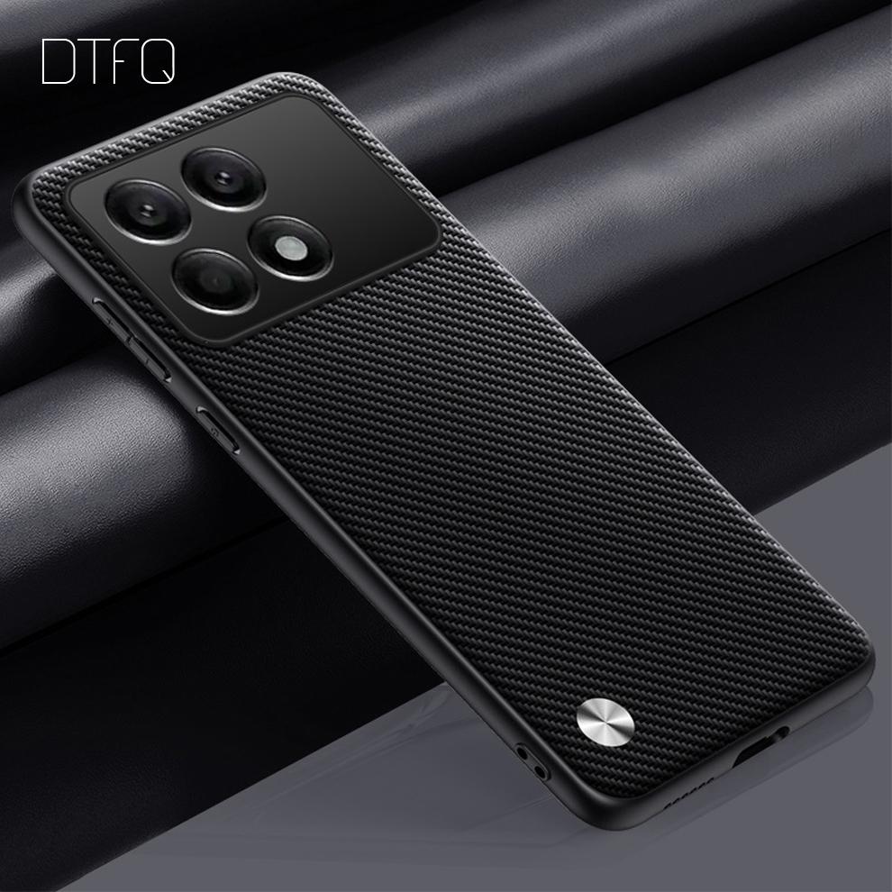 Для POCO X6 Pro 5G чехол кожаный узор задняя крышка Coque Funda противоударный роскошный кожаный чехол для Xiaomi POCO X6 Pro