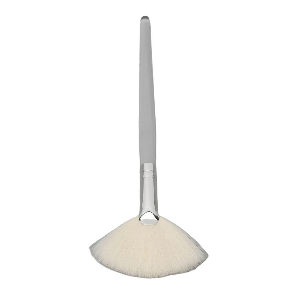 Кисть-веер для маски для лица с прозрачной ручкой, плоская косметическая кисть для лица для салона красоты, большая