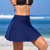 Charmleaks Женские спортивные юбки для плавания Женские плавки-бикини с закругленными краями Узкие плавки-шорты Плавки-шорты