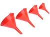 Set of Plastic Funnels, 4 Pcs.