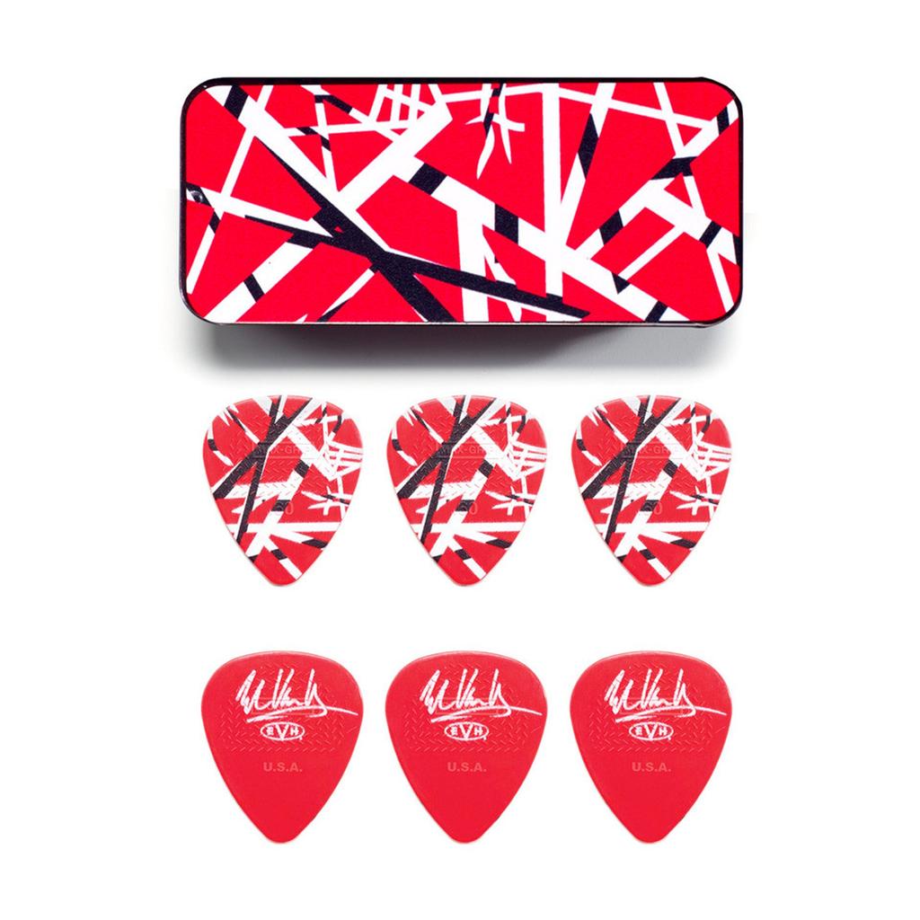 Кейс для медиаторов Jim Dunlop Van Halen EVH Frankenstein, жестяная коробка и набор,